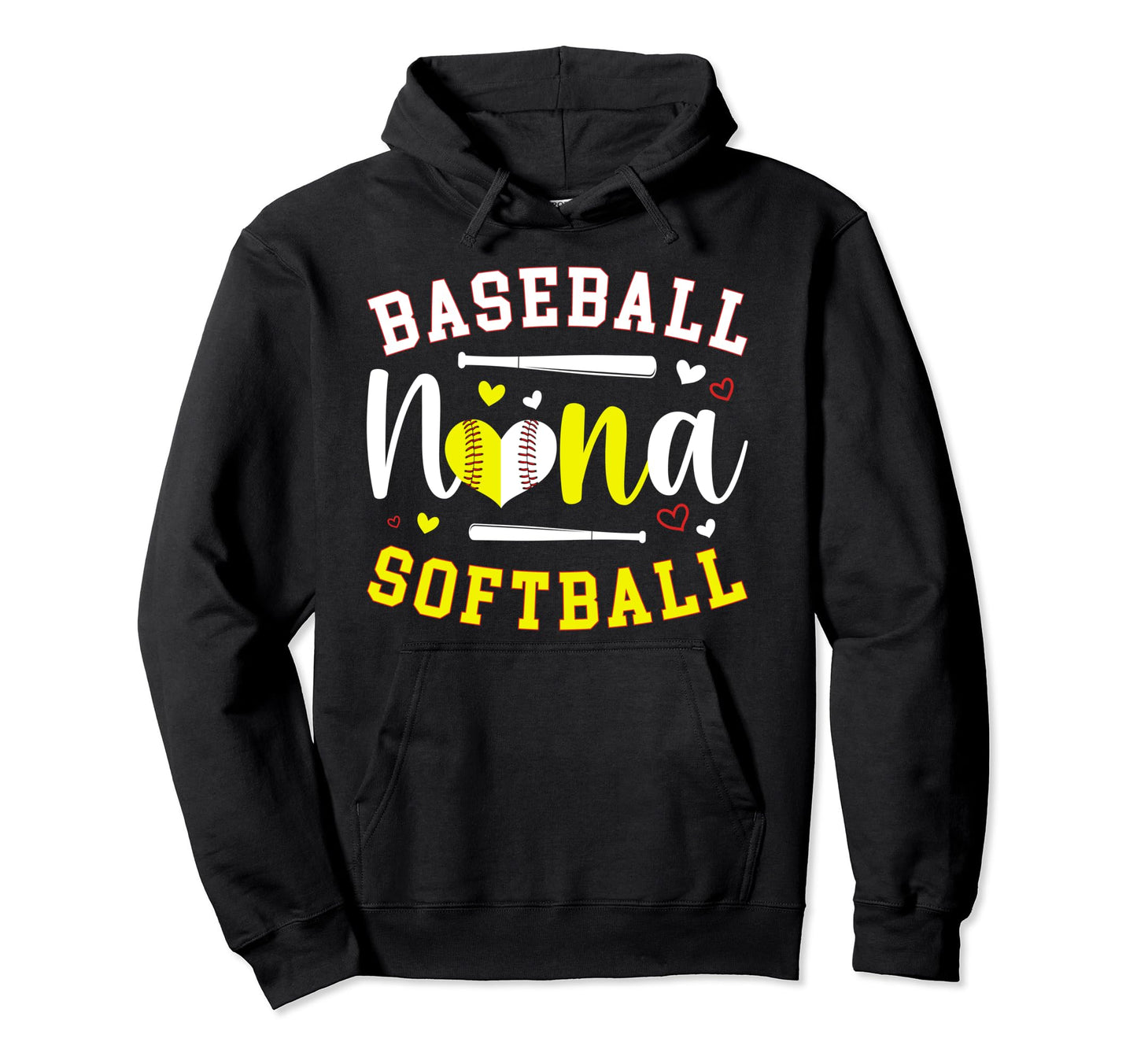 Baseball Softball Nana Softball Hoodie - Novelty Apparel Men Women - T-Shirt, Sweatshirt, Hoodie