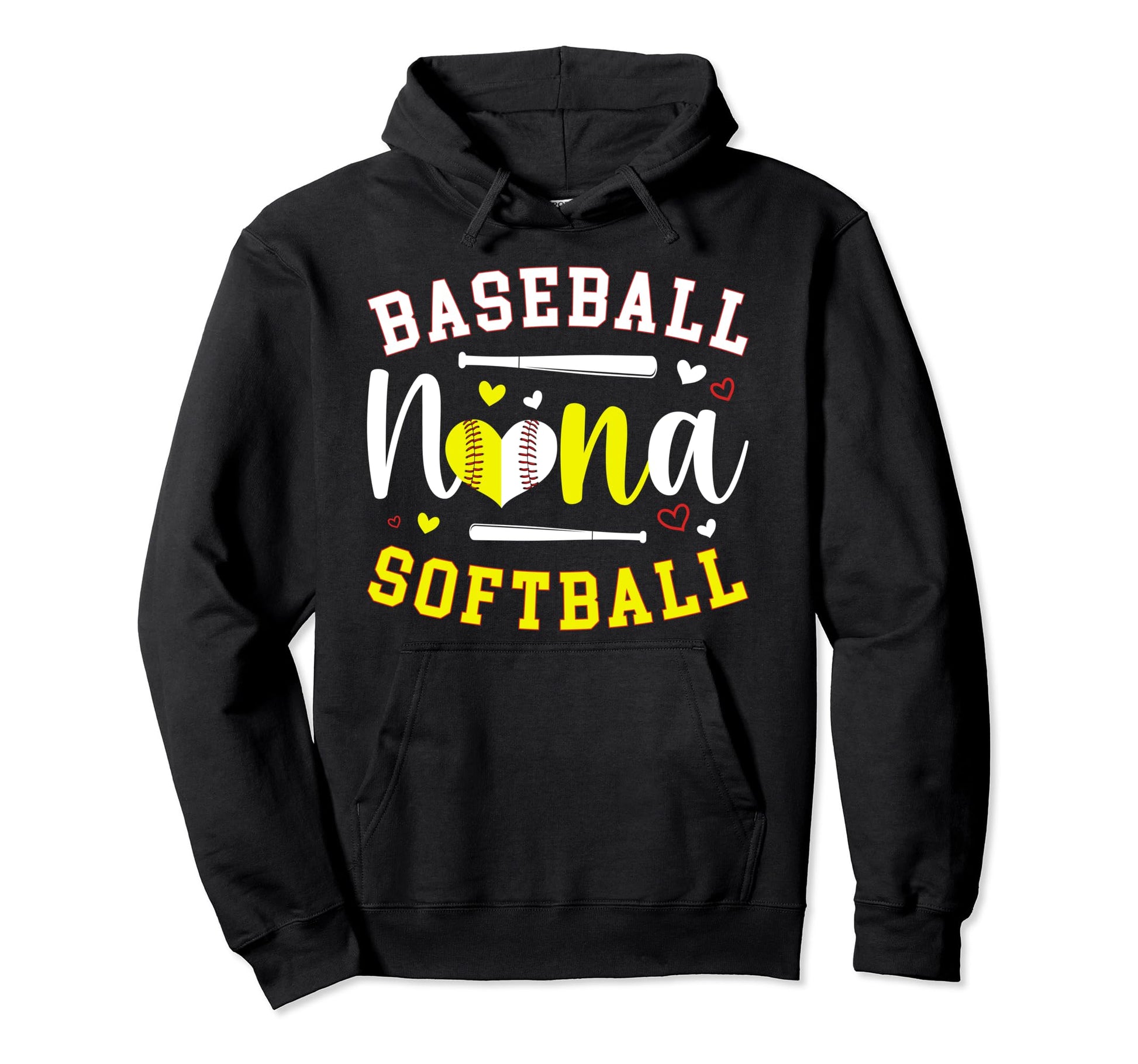 Baseball Softball Nana Softball Hoodie - Novelty Apparel Men Women - T-Shirt, Sweatshirt, Hoodie
