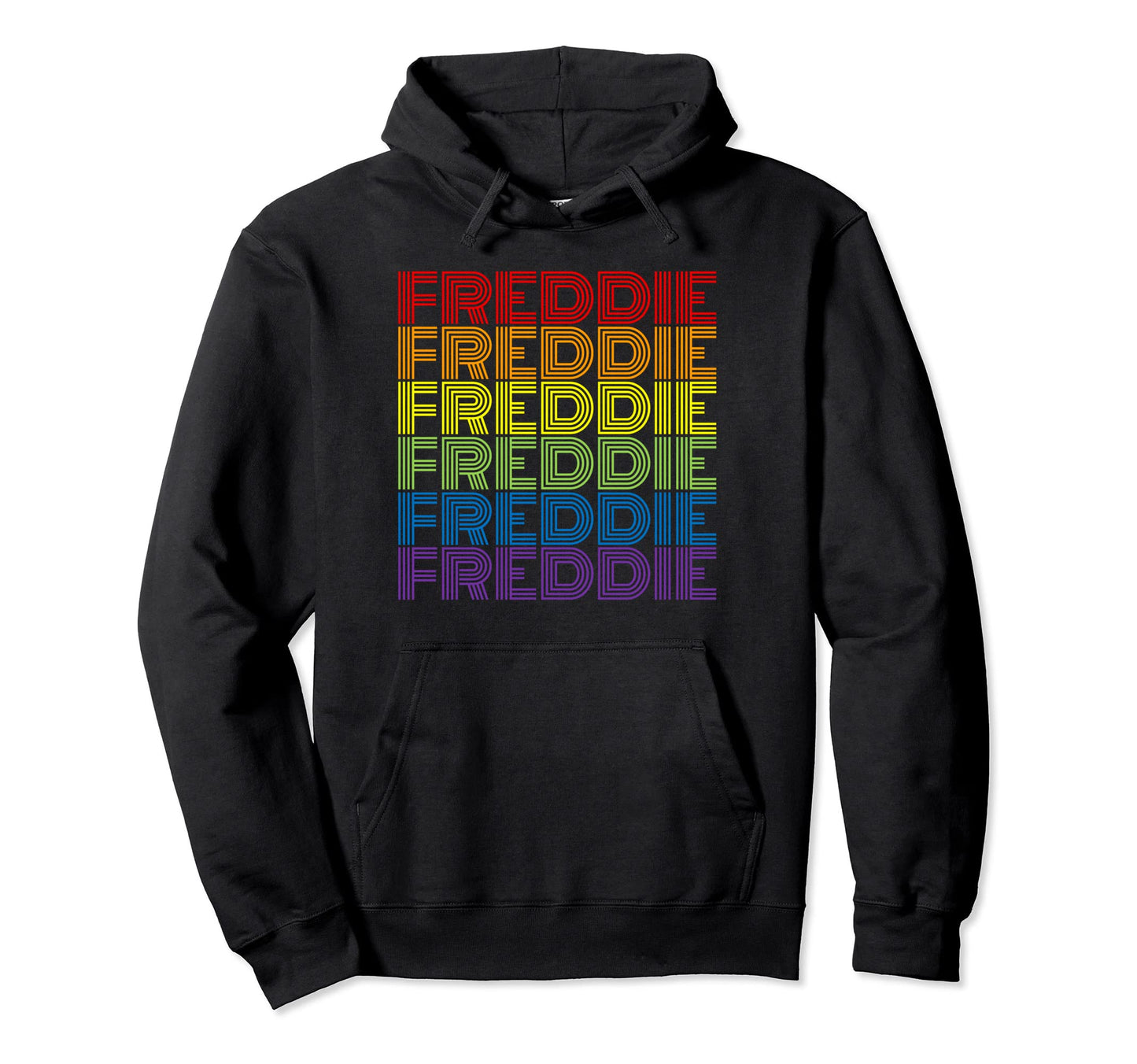Freddie Rainbow Hoodie - Streetwear Style Men Women - T-Shirt, Sweatshirt, Hoodie