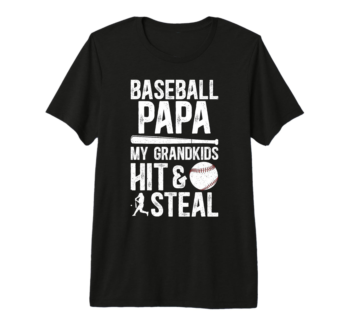 Mens Baseball Papa Funny Grandpa T-Shirt - Fun Novelty Design Men Women - T-Shirt, Sweatshirt, Hoodie