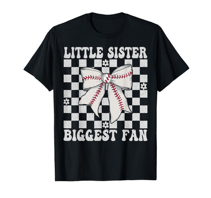 Baseball Sister Baseball Little Sister T-Shirt - Novelty Apparel Men Women - T-Shirt, Sweatshirt, Hoodie
