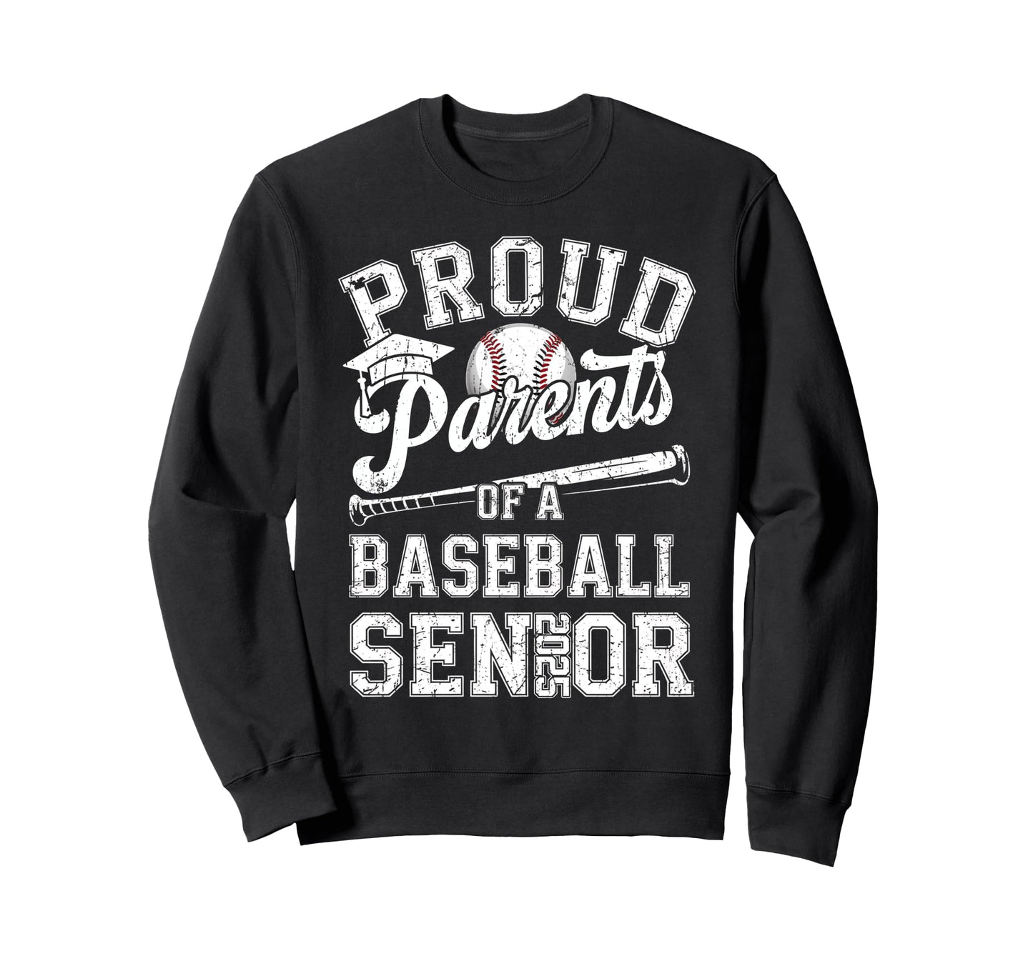 Proud Parents 2025 Senior Baseball Sweatshirt - Graphic Print Unisex - T-Shirt, Sweatshirt, Hoodie