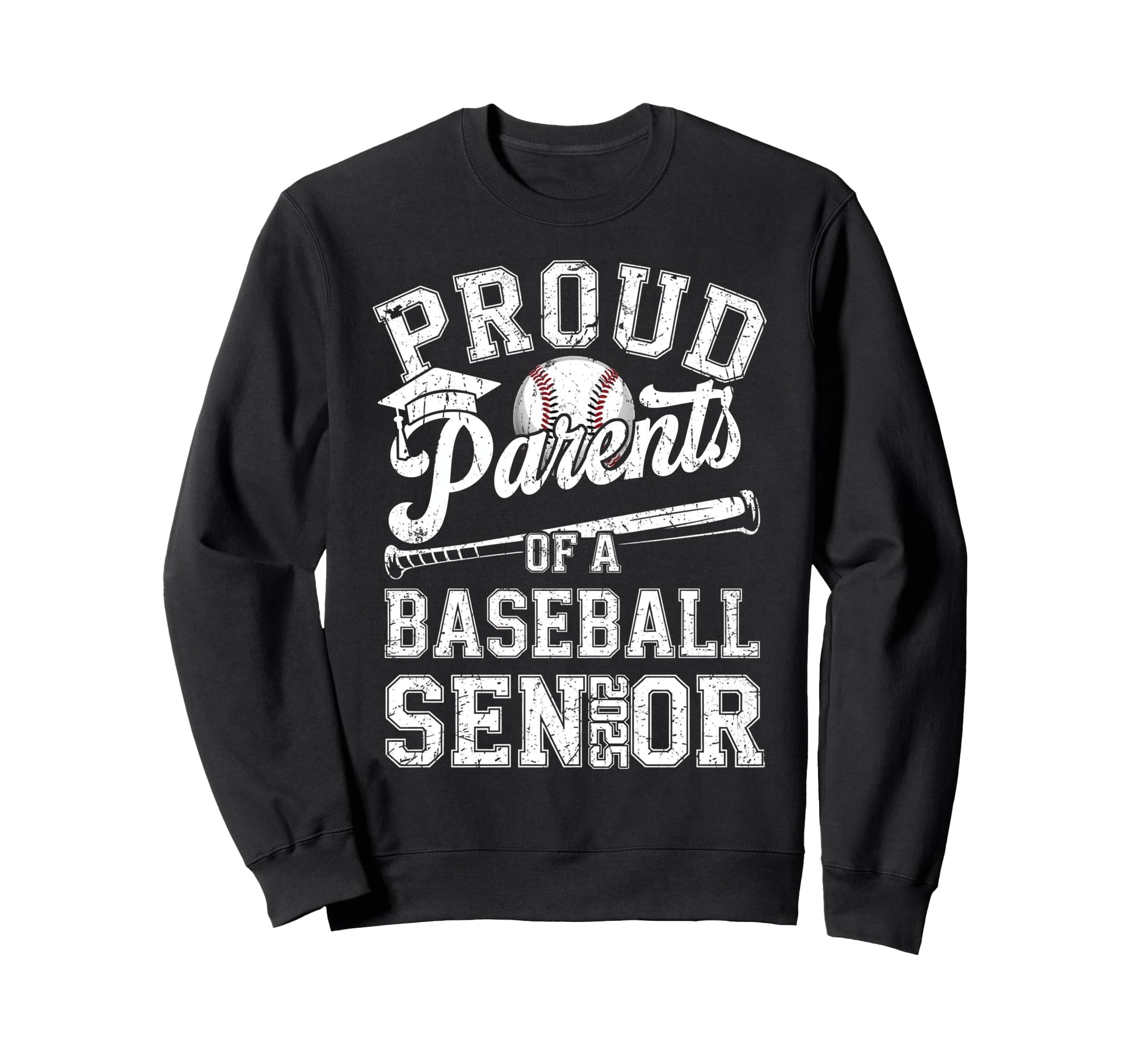 Proud Parents 2025 Senior Baseball Sweatshirt - Graphic Print Unisex - T-Shirt, Sweatshirt, Hoodie
