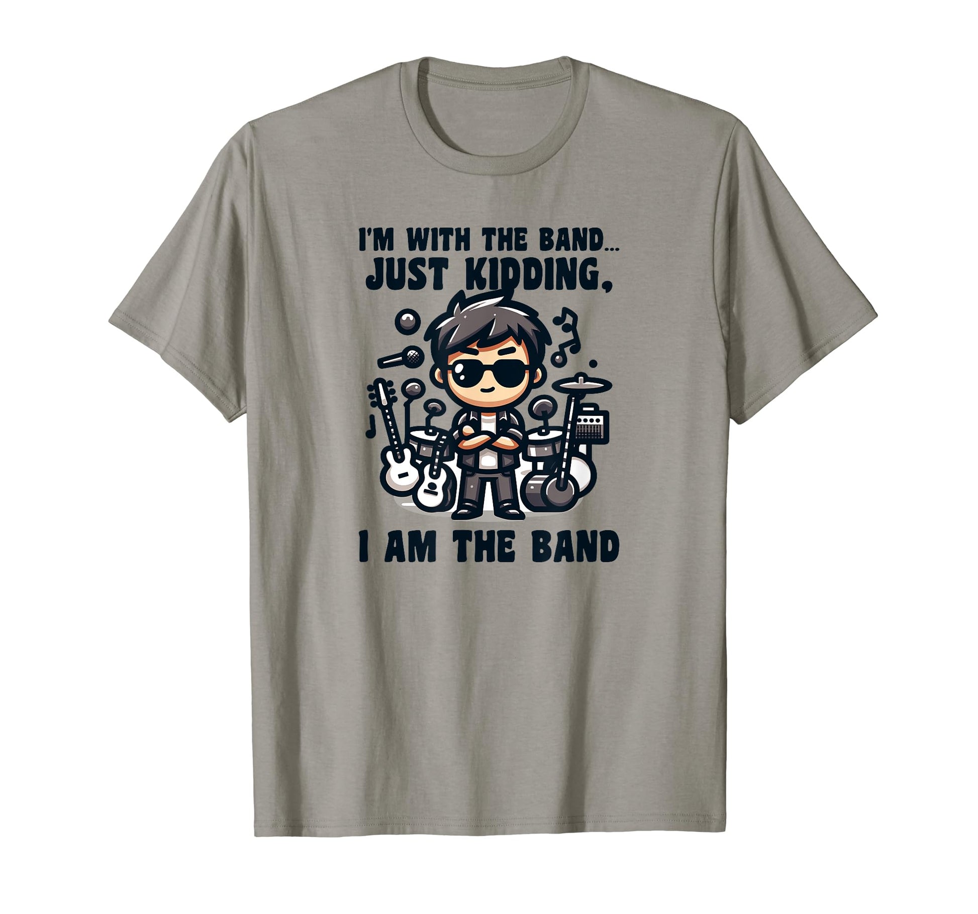 Rock Roll Instruments Rockstar Vibe Music T-Shirt - Trendy Graphic Unisex - T-Shirt, Sweatshirt, Hoodie