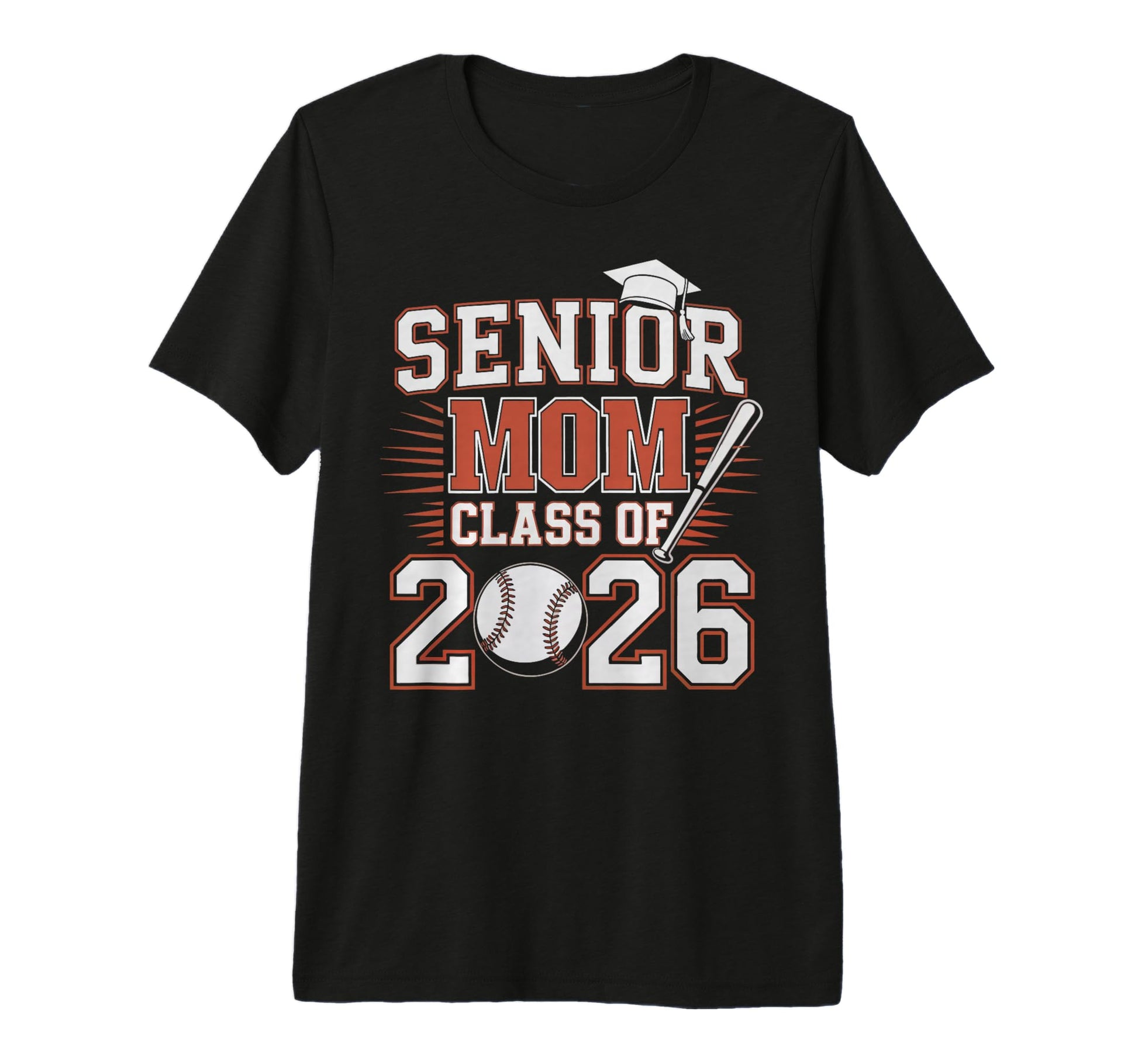 Senior Mom Class 2026 Graduate T-Shirt - Streetwear Style for Adults - T-Shirt, Sweatshirt, Hoodie