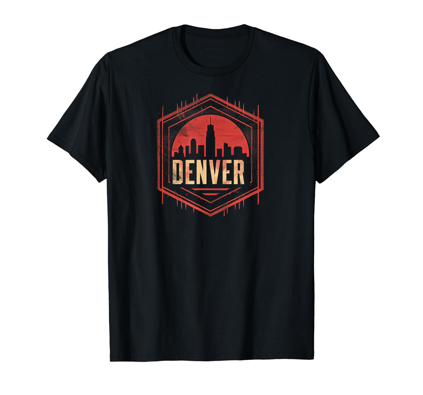 Denver Grit 90S Grunge Urbandecay Mens T-Shirt - Unique Graphic for Adults - T-Shirt, Sweatshirt, Hoodie