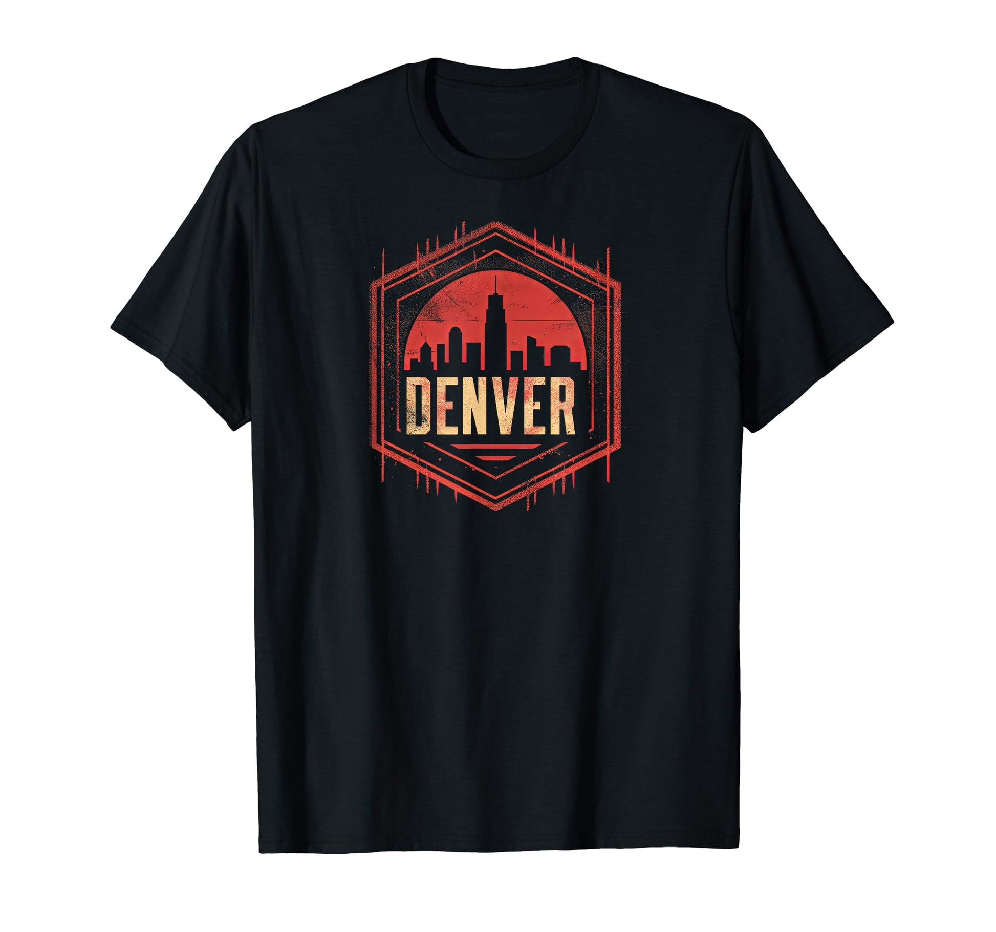 Denver Grit 90S Grunge Urbandecay Mens T-Shirt - Unique Graphic for Adults - T-Shirt, Sweatshirt, Hoodie
