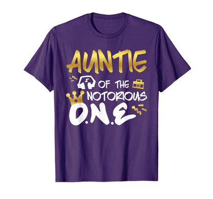 Auntie Notorious One Old School 1St Hip Hop T-Shirt - Graphic Print Unisex - T-Shirt, Sweatshirt, Hoodie