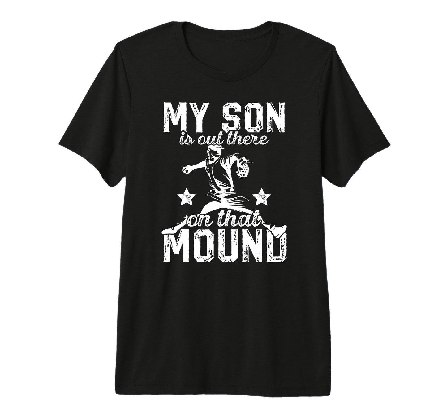 Mens That Mound Baseball Pitcher Dad T-Shirt - Minimalist Print Unisex - T-Shirt, Sweatshirt, Hoodie