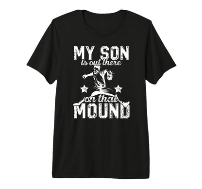 Mens That Mound Baseball Pitcher Dad T-Shirt - Minimalist Print Unisex - T-Shirt, Sweatshirt, Hoodie