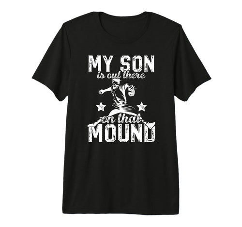 Mens That Mound Baseball Pitcher Dad T-Shirt - Minimalist Print Unisex - T-Shirt, Sweatshirt, Hoodie