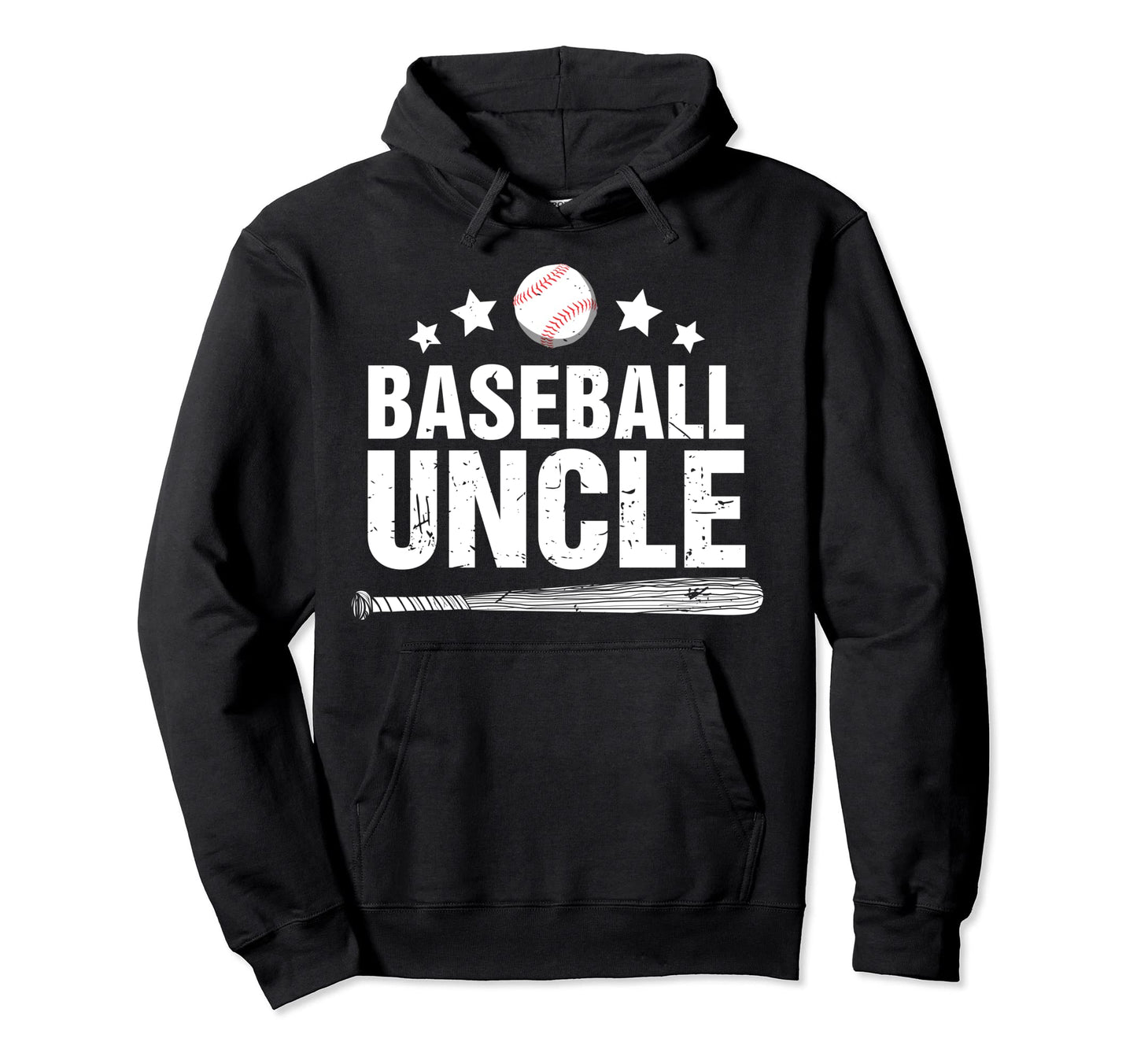 Baseball Uncle Fan Relative Gift From Hoodie - Custom Art Print Unisex - T-Shirt, Sweatshirt, Hoodie