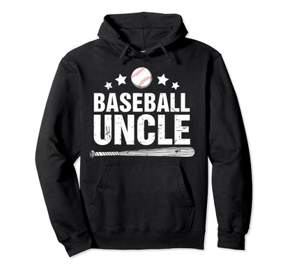 Baseball Uncle Fan Relative Gift From Hoodie - Custom Art Print Unisex - T-Shirt, Sweatshirt, Hoodie
