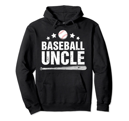 Baseball Uncle Fan Relative Gift From Hoodie - Custom Art Print Unisex - T-Shirt, Sweatshirt, Hoodie