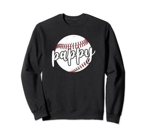 Pappy Proud Baseball Pappy Baseball Sweatshirt - Unique Graphic for Adults - T-Shirt, Sweatshirt, Hoodie