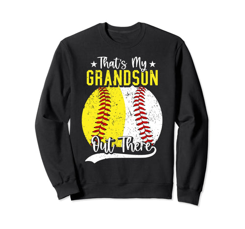 Thats My Grandson Out There Sweatshirt - Minimalist Print for Adults - T-Shirt, Sweatshirt, Hoodie