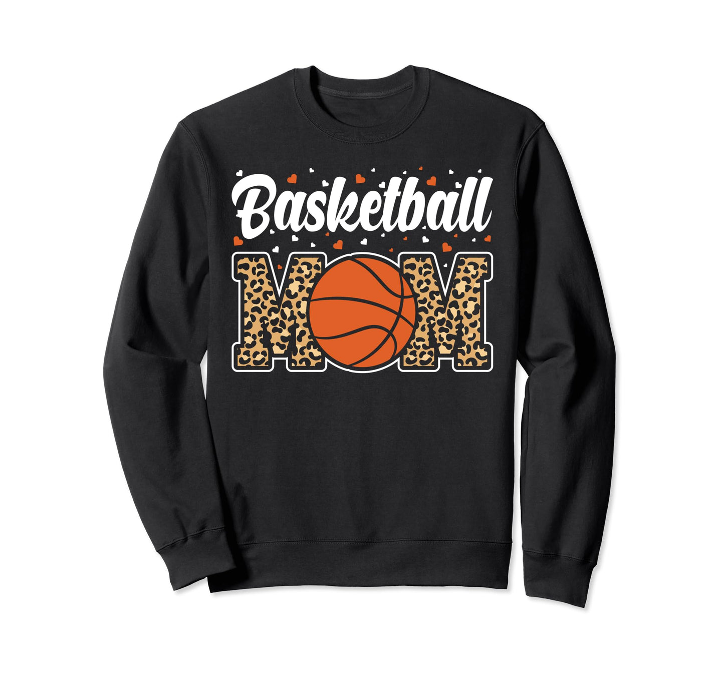 Basketball Mom Mom Game Day Outfit Sweatshirt - Graphic Print Unisex - T-Shirt, Sweatshirt, Hoodie