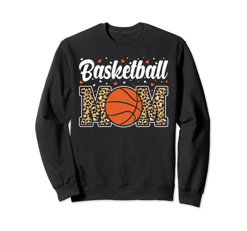 Basketball Mom Mom Game Day Outfit Sweatshirt - Graphic Print Unisex - T-Shirt, Sweatshirt, Hoodie