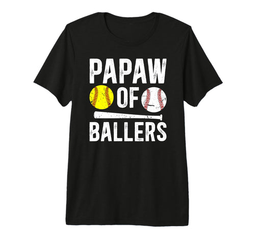 Mens Papaw Ballers Proud Baseball Softball T-Shirt - Graphic Print Unisex - T-Shirt, Sweatshirt, Hoodie