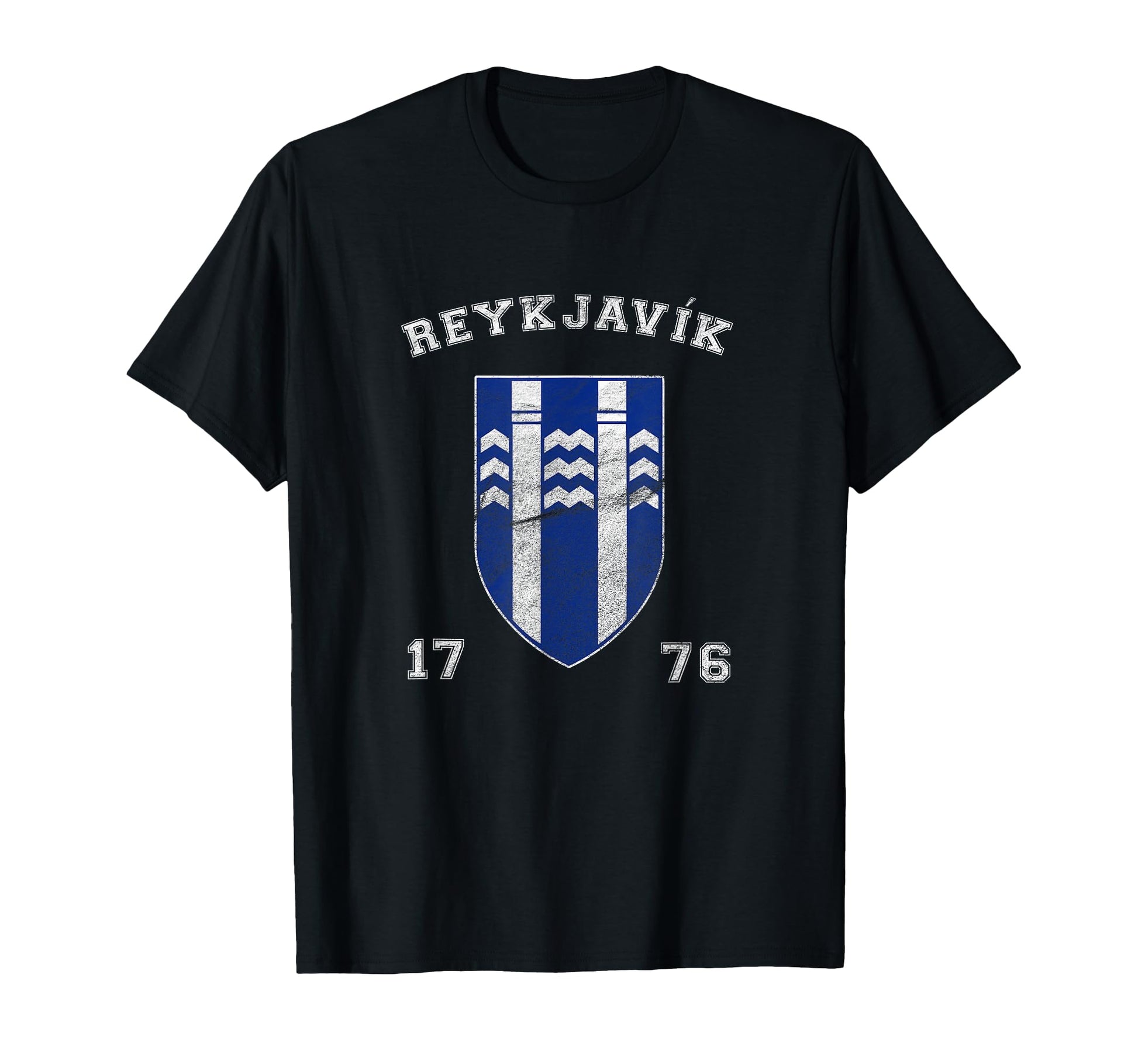 Varsity Shield Reykjavik Iceland T-Shirt - Novelty Apparel Unisex - T-Shirt, Sweatshirt, Hoodie