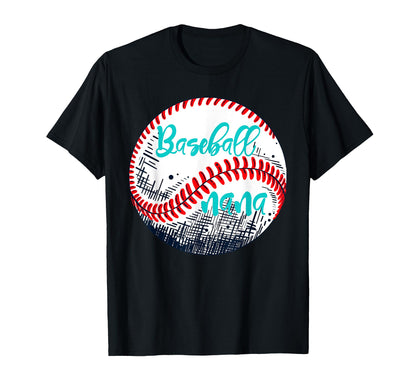 Baseball Player Nana Baseballer Mama T-Shirt - Novelty Apparel Men Women - T-Shirt, Sweatshirt, Hoodie