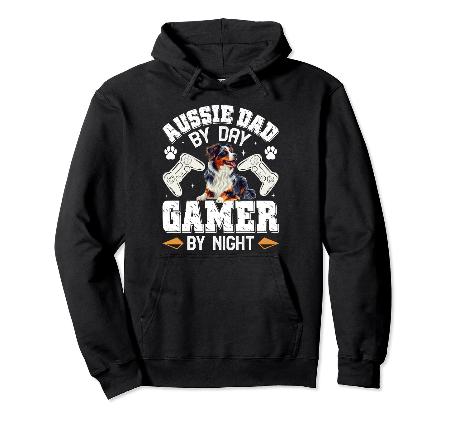 Aussie Dad Day Gamer Night Funny Hoodie - Casual Everyday Wear for Adults - T-Shirt, Sweatshirt, Hoodie