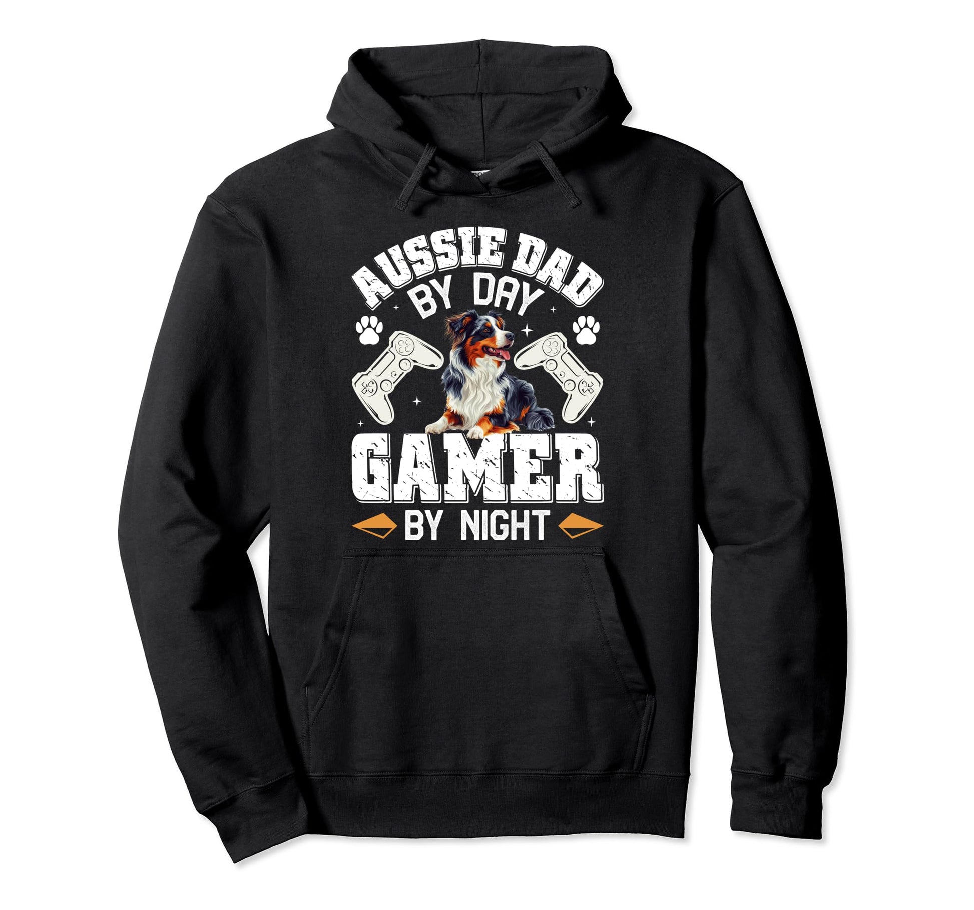 Aussie Dad Day Gamer Night Funny Hoodie - Casual Everyday Wear for Adults - T-Shirt, Sweatshirt, Hoodie