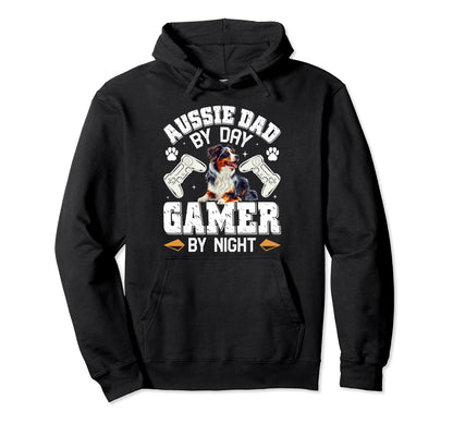 Aussie Dad Day Gamer Night Funny Hoodie - Casual Everyday Wear for Adults - T-Shirt, Sweatshirt, Hoodie