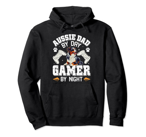 Aussie Dad Day Gamer Night Funny Hoodie - Casual Everyday Wear for Adults - T-Shirt, Sweatshirt, Hoodie