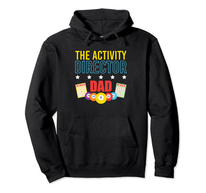Activity Director Dad Activity Planner Hoodie - Trendy Graphic Unisex - T-Shirt, Sweatshirt, Hoodie