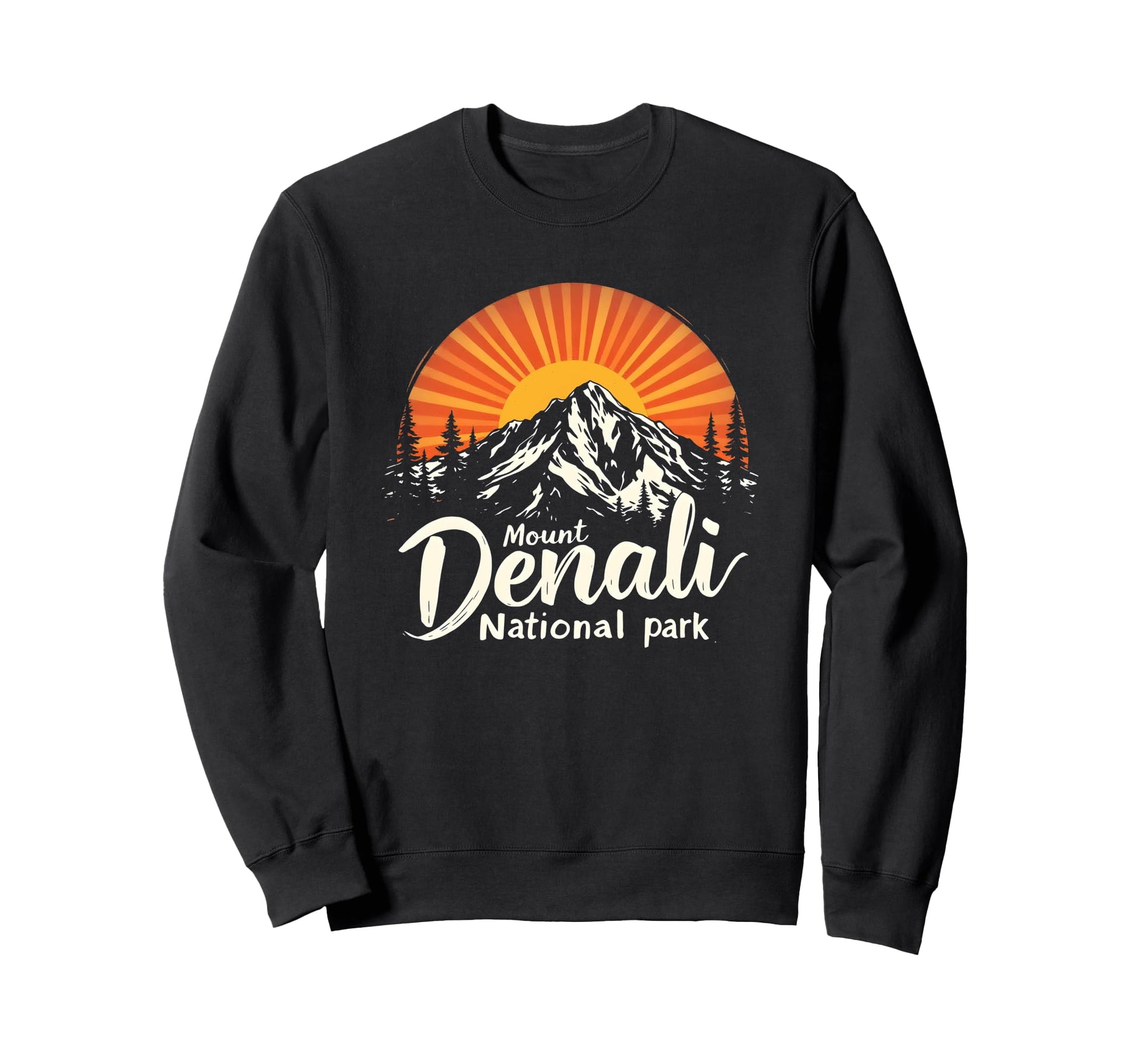 Mount Denali I Alaska Outfit Sweatshirt - Casual Everyday Wear for Adults - T-Shirt, Sweatshirt, Hoodie