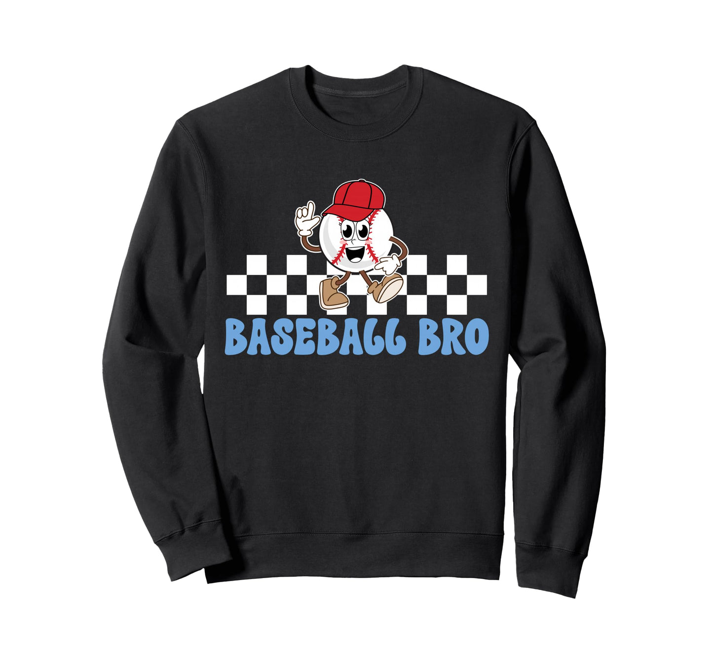 Baseball Bro Proud Baseball Brother Sweatshirt - Novelty Apparel Unisex - T-Shirt, Sweatshirt, Hoodie