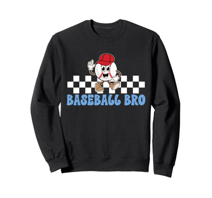 Baseball Bro Proud Baseball Brother Sweatshirt - Novelty Apparel Unisex - T-Shirt, Sweatshirt, Hoodie