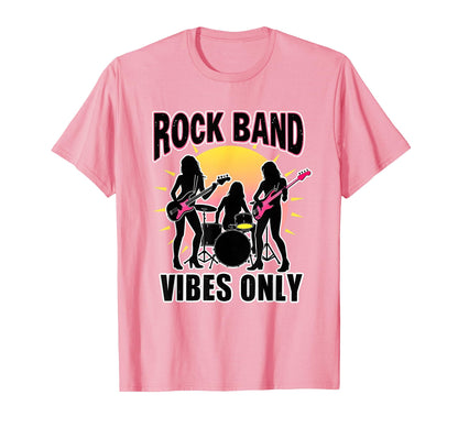 Rock Band Vibes Only Music Lover T-Shirt - Streetwear Style Unisex - T-Shirt, Sweatshirt, Hoodie