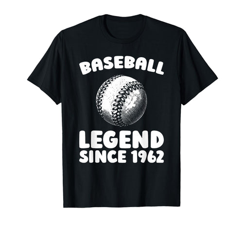 Born 1962 Baseball Sport Team Player T-Shirt - Unique Graphic Unisex - T-Shirt, Sweatshirt, Hoodie