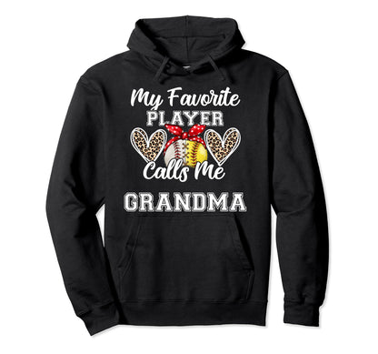 My Favorite Baseball Player Calls Me Hoodie - Unique Graphic for Adults - T-Shirt, Sweatshirt, Hoodie