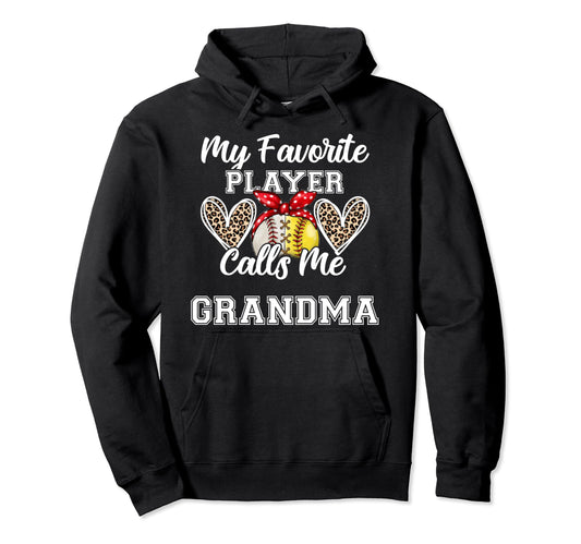 My Favorite Baseball Player Calls Me Hoodie - Unique Graphic for Adults - T-Shirt, Sweatshirt, Hoodie