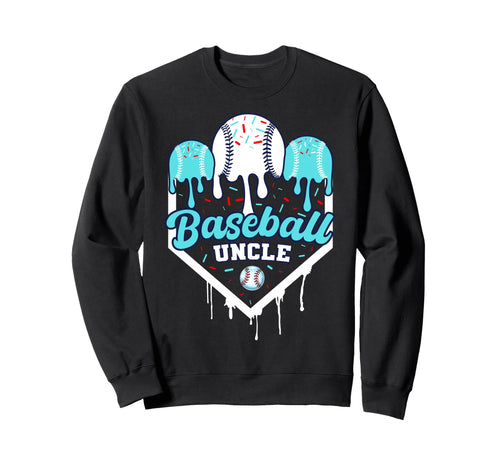 Baseball Drip Uncle Ice Cram Home Sweatshirt - Custom Art Print Men Women - T-Shirt, Sweatshirt, Hoodie