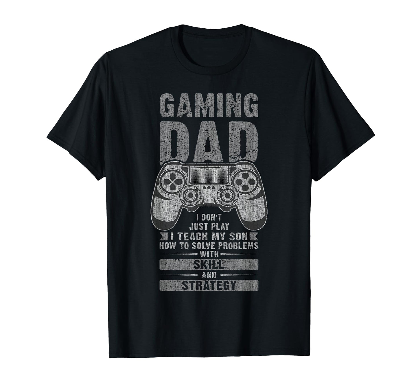 Gaming Dad Father Son Fathers Day T-Shirt - Minimalist Print Men Women - T-Shirt, Sweatshirt, Hoodie