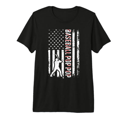 Mens Baseball Pop Pop Baseball T-Shirt - Fun Novelty Design Men Women - T-Shirt, Sweatshirt, Hoodie