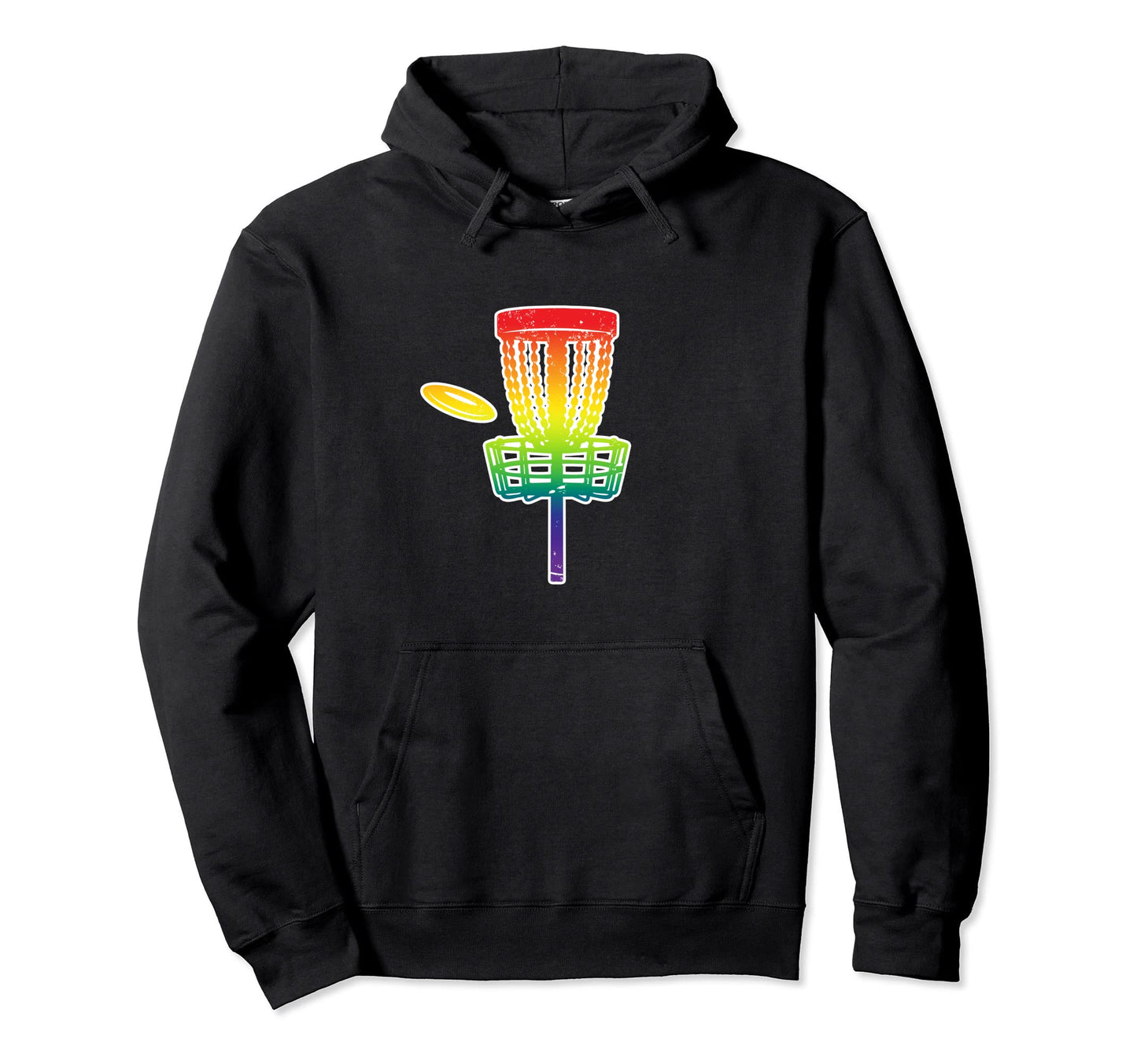 Disc Golf Basket Lgbtq Rainbow Gay Hoodie - Streetwear Style Men Women - T-Shirt, Sweatshirt, Hoodie