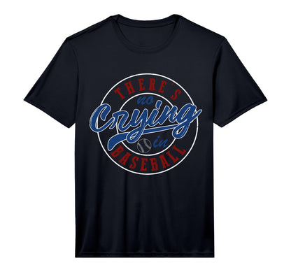 There Is No Crying Baseball Funny Game T-Shirt - Trendy Graphic Men Women - T-Shirt, Sweatshirt, Hoodie