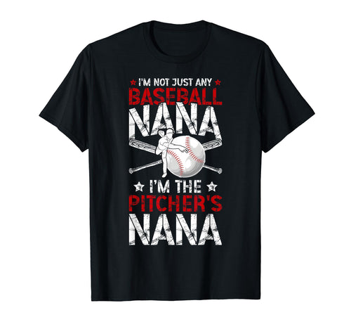 Im Baseball Pitcher Nana Baseball T-Shirt - Minimalist Print for Adults - T-Shirt, Sweatshirt, Hoodie