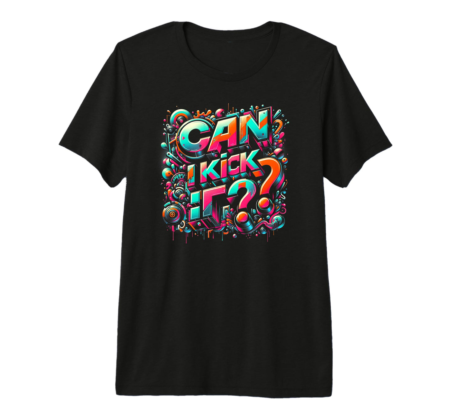 Can I Kick It 80S 90S Hip Hop B Old T-Shirt - Novelty Apparel for Adults - T-Shirt, Sweatshirt, Hoodie