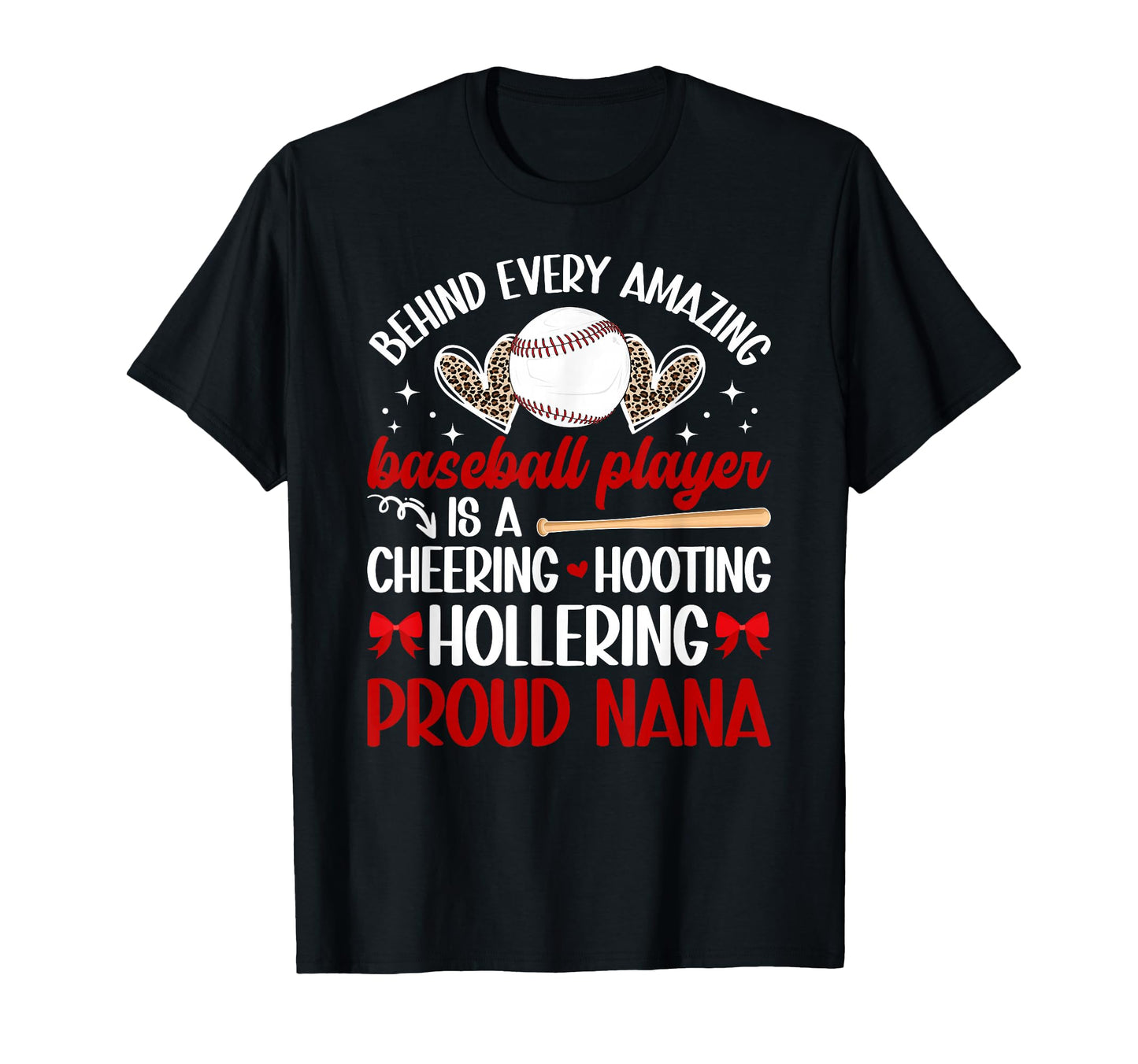 Proud Nana Baseball Player Nana T-Shirt - Trendy Graphic for Adults - T-Shirt, Sweatshirt, Hoodie
