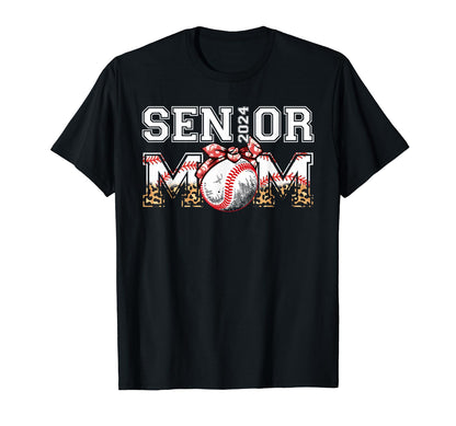 Senior Mom Class 2024 Baseball Mom Bandana T-Shirt - Unique Graphic Unisex - T-Shirt, Sweatshirt, Hoodie