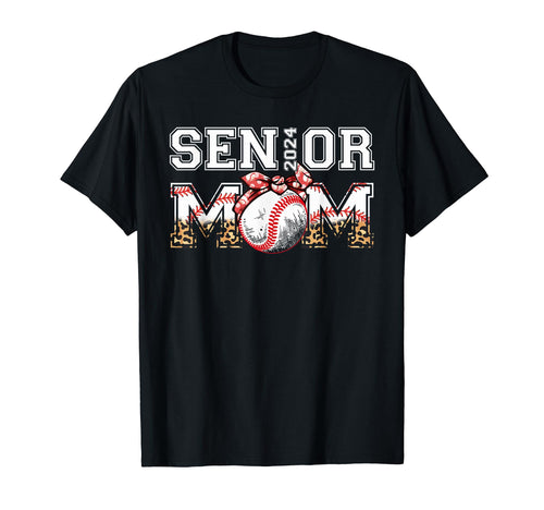 Senior Mom Class 2024 Baseball Mom Bandana T-Shirt - Unique Graphic Unisex - T-Shirt, Sweatshirt, Hoodie