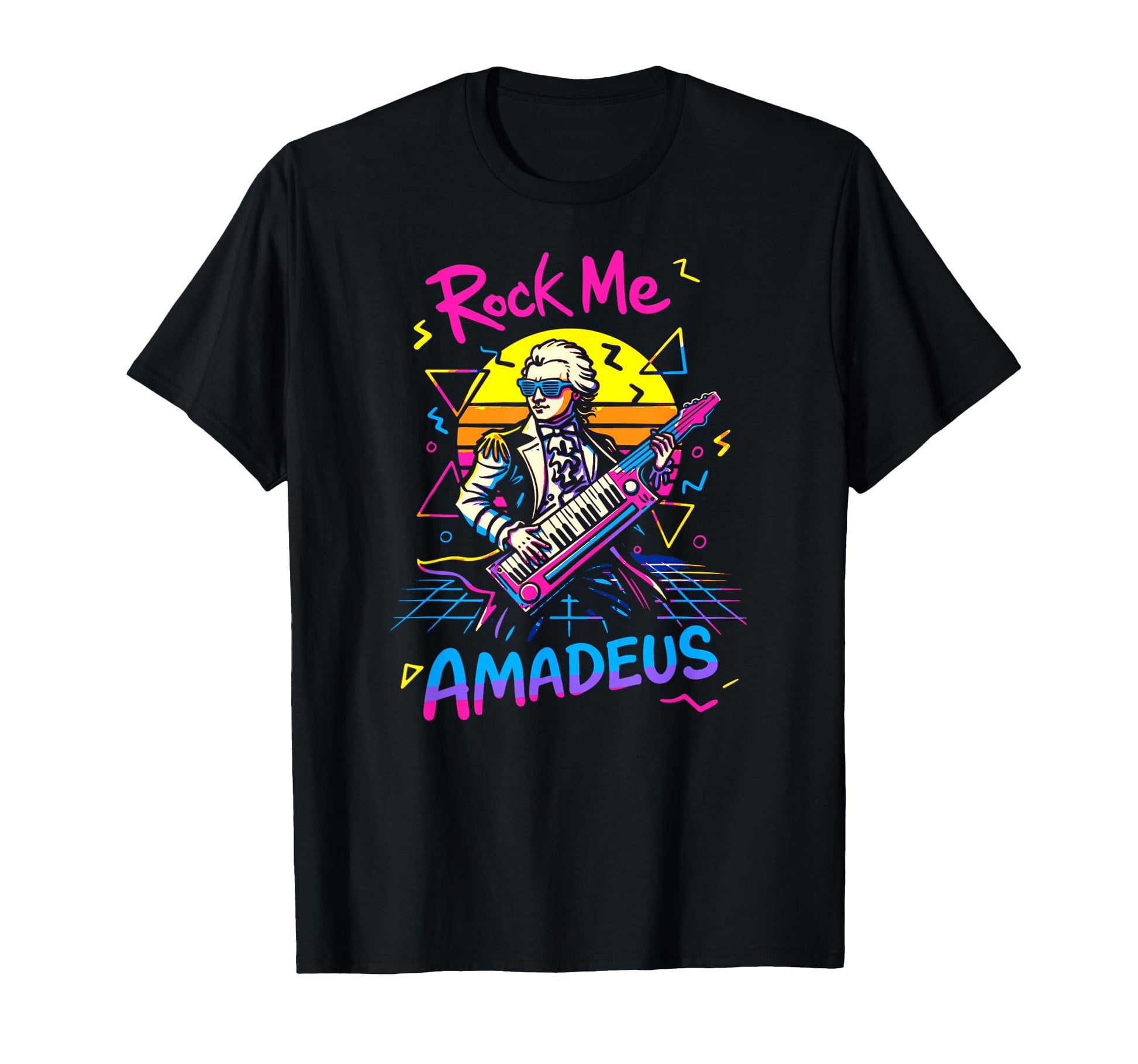 Rock Me Amadeus Funny 1980S T-Shirt - Custom Art Print Unisex - T-Shirt, Sweatshirt, Hoodie