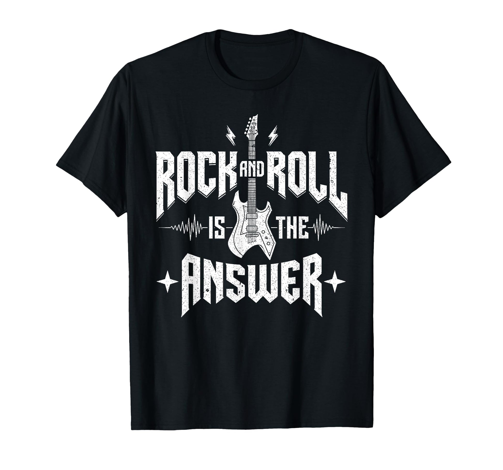 Rock And Roll Is Answer Rock Band T-Shirt - Casual Everyday Wear Unisex - T-Shirt, Sweatshirt, Hoodie
