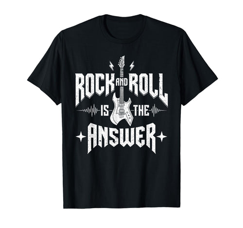 Rock And Roll Is Answer Rock Band T-Shirt - Casual Everyday Wear Unisex - T-Shirt, Sweatshirt, Hoodie